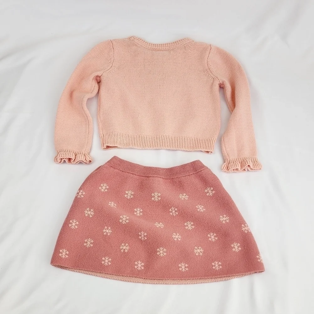 Cynthia Rowley Snowman Sweater and Skirt Set